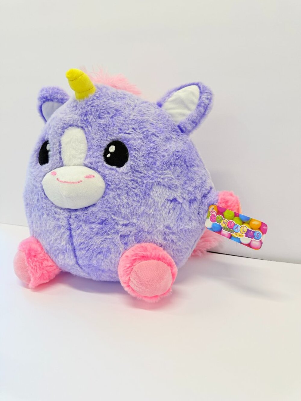 Cuddle Barn Gumballes Purple Unicorn Plush Stuffed Animal Toy New With Tags